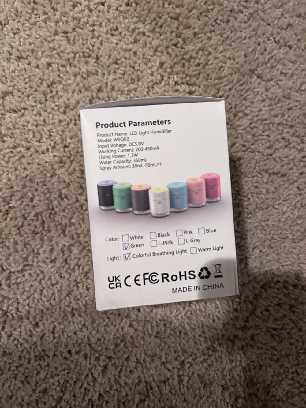 LED Light Humidifier - Picture 2 of 2